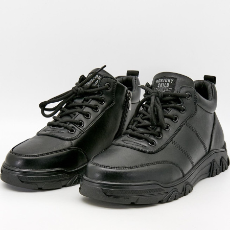 Ботинки  Marco Tredi  черный  кожа Z-100527