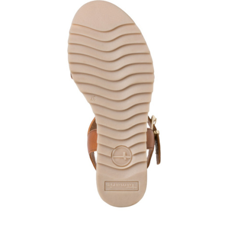 Босоножки  Tamaris  коричневый  кожа F-100316 фото в интернет-магазине | Omadey.ru