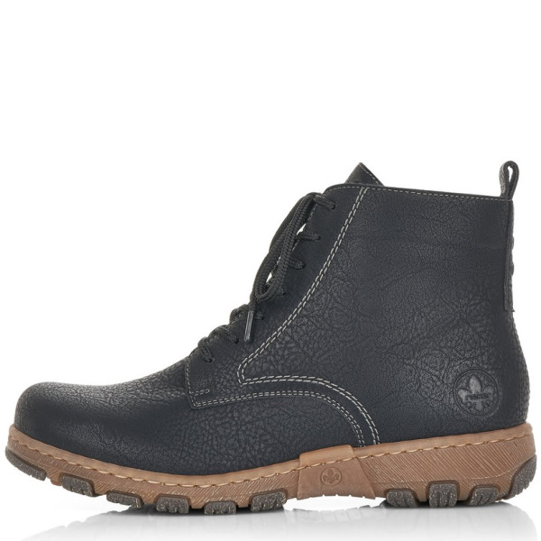 Фото Ботинки  Rieker  черный  кожа искусств. Z-401004