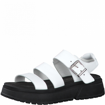 Сандалии  Tamaris  белый  кожа F-90893 фото в интернет-магазине | Omadey.ru