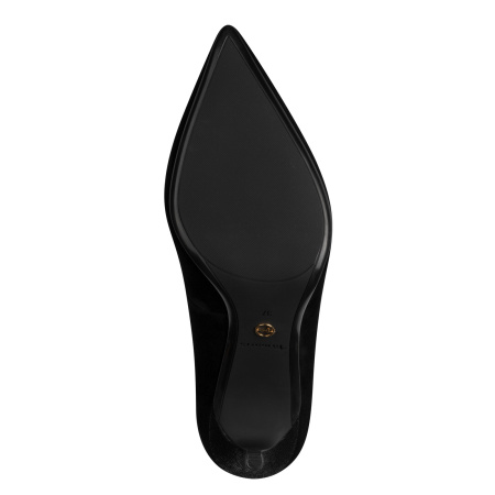 Лодочки  Tamaris  черный  кожа   Z-400934 фото в интернет-магазине | Omadey.ru