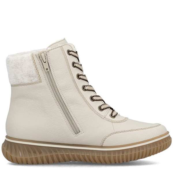 Фото Ботинки  Rieker  бежевый  кожа искусств./текстиль  Z-401070