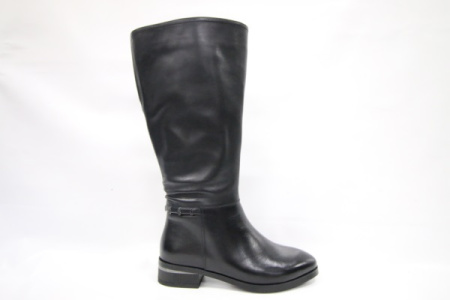 Сапоги  Bonavi  черный  кожа Z-100181 фото в интернет-магазине | Omadey.ru