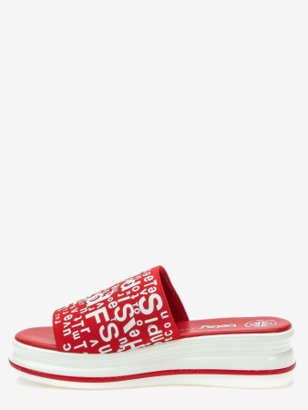 Шлепанцы  Betsy  красный  текстиль F-80983 фото в интернет-магазине | Omadey.ru