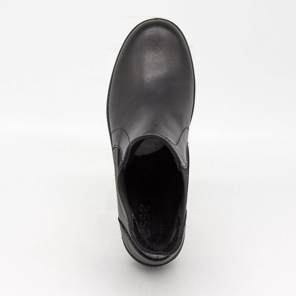 Фото Ботинки  Esse  черный  кожа Z-89243