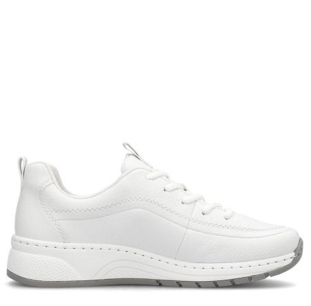 Кроссовки  Rieker  белый  кожа искусств. F-300230 фото в интернет-магазине | Omadey.ru