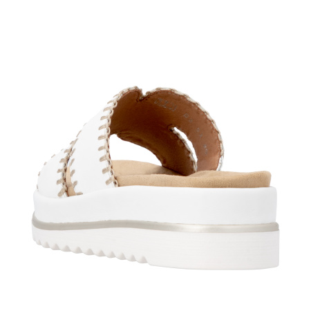 Шлепанцы  Remonte белый кожа F-401120 фото в интернет-магазине | Omadey.ru