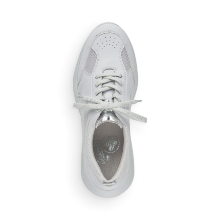 Кроссовки  Rieker  белый  кожа искусств./текстиль F-90875 фото в интернет-магазине | Omadey.ru