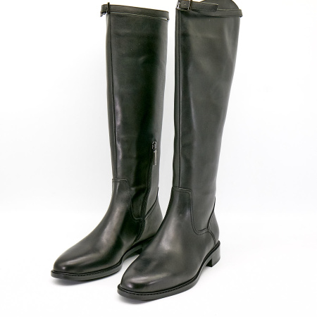 Сапоги  MYSET  черный  кожа Z-100819 фото в интернет-магазине | Omadey.ru