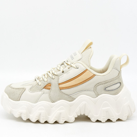 Кроссовки  женские Strobbs  бежевый  текстиль/кожа/замш Z-90506 фото в интернет-магазине | Omadey.ru