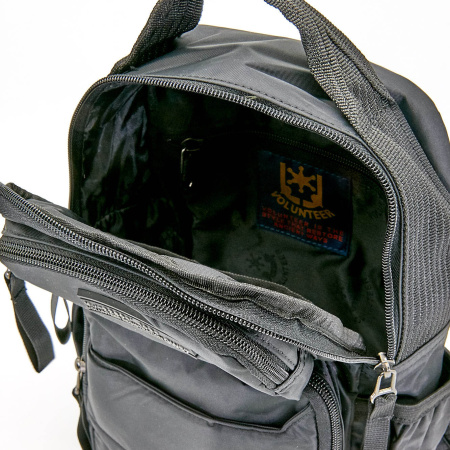 Сумка  мужские Volunteer  черный  текстиль c11613 фото в интернет-магазине | Omadey.ru