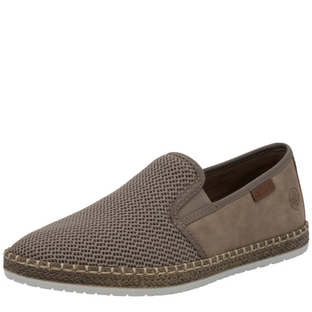 Слипоны  Rieker  бежевый  кожа искусств./текстиль F-400268 фото в интернет-магазине | Omadey.ru