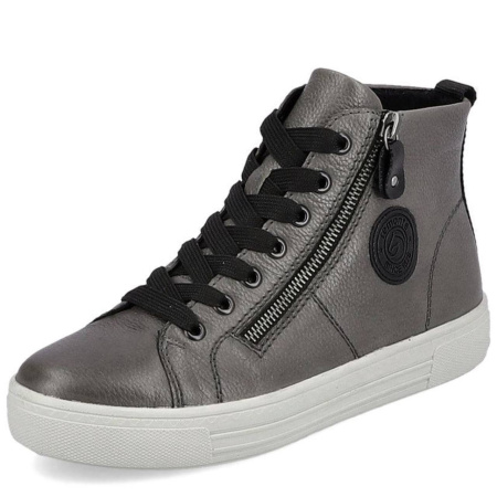 Ботинки  Remonte  серый  кожа Z-300013 фото в интернет-магазине | Omadey.ru