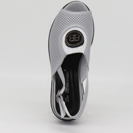 Босоножки  La Binario  белый  кожа F-71033 фото в интернет-магазине | Omadey.ru