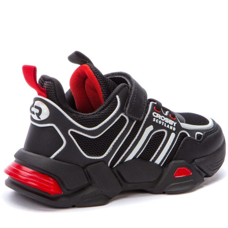 Кроссовки  Crosby  черно-белый  кожа иск. /сетка F-90774 фото в интернет-магазине | Omadey.ru