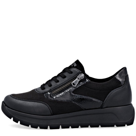 Кроссовки  Remonte  черный  кожа искусств./текстиль  Z-400837 фото в интернет-магазине | Omadey.ru