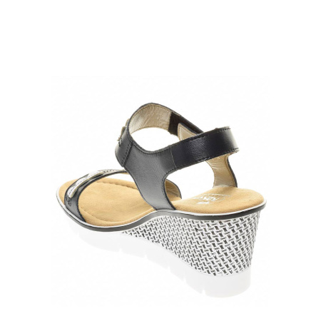 Босоножки  Rieker  черный  кожа/кожа искусств. F-7662 фото в интернет-магазине | Omadey.ru Босоножки  Rieker  черный  кожа/кожа искусств. F-7662 фото в интернет-магазине | Omadey.ru