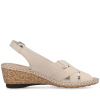 Босоножки  Rieker  бежевый  кожа/кожа искусств. F-400122 фото в интернет-магазине | Omadey.ru