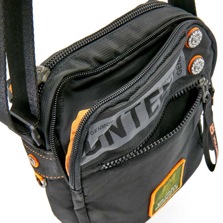 Сумка  мужские Volunteer  черный  текстиль c11586 фото в интернет-магазине | Omadey.ru