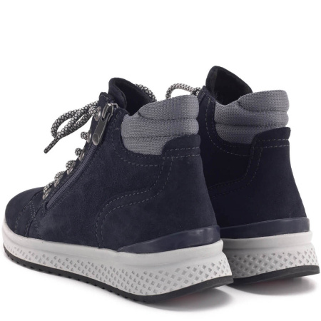 Ботинки  Marco Tozzi  синий  кожа Z-89154 фото в интернет-магазине | Omadey.ru