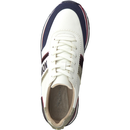 Кроссовки  Tamaris  белый  иск. материал F-80034 фото в интернет-магазине | Omadey.ru