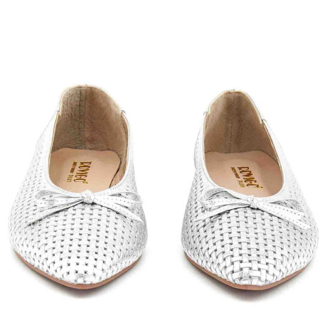 Балетки  Rovigo  серый  кожа F-80878 фото в интернет-магазине | Omadey.ru