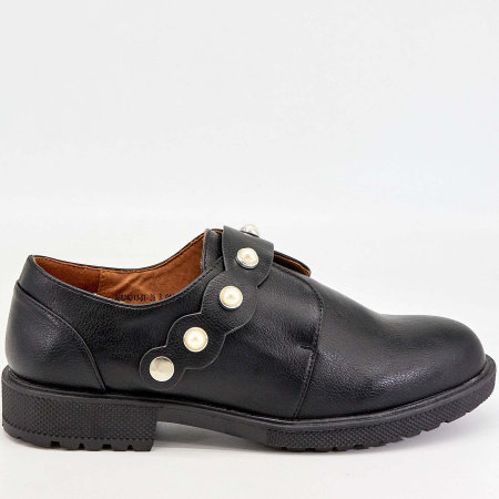 Туфли  Betsy  черный  кожа искусств. Z-7036 фото в интернет-магазине | Omadey.ru