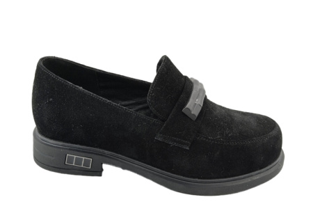 Туфли  El Tempo  черный  спилок Z-400268 фото в интернет-магазине | Omadey.ru