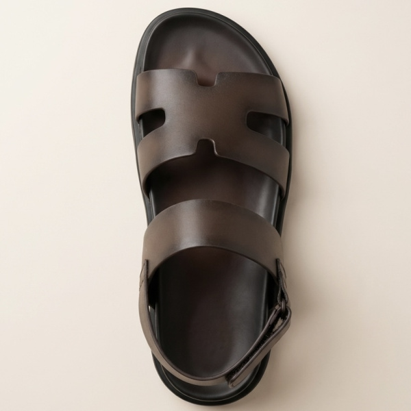 Фото Сандалии  Romitan  коричневый  кожа  F-401221