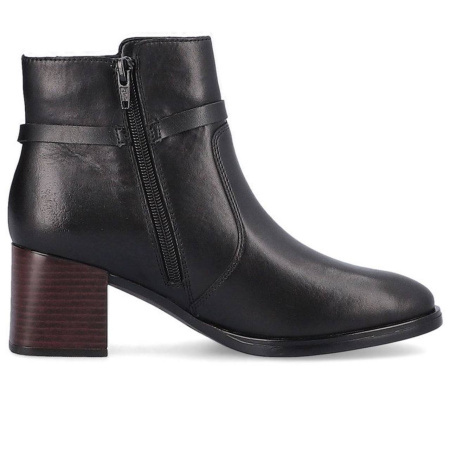 Ботинки  Remonte  черный  кожа/кожа искусств. Z-300025 фото в интернет-магазине | Omadey.ru