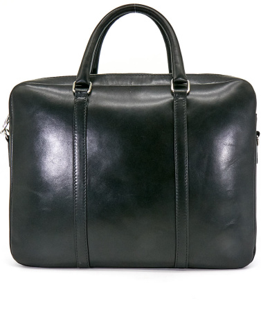 Портфель  Omadey  черный  кожа c09551 фото в интернет-магазине | Omadey.ru