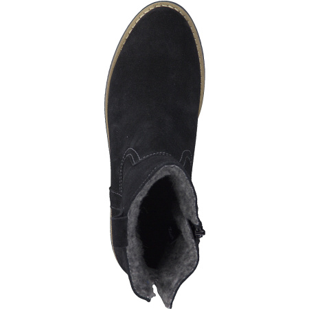 Полусапоги  Tamaris  черный  кожа Z-8566 фото в интернет-магазине | Omadey.ru