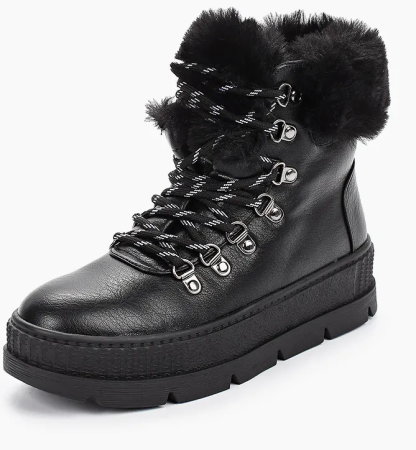 Ботинки  Betsy  черный  кожа искусств. Z-8906 фото в интернет-магазине | Omadey.ru