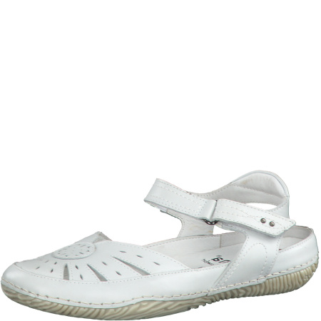 Босоножки  Jana  белый  кожа F-81070 фото в интернет-магазине | Omadey.ru