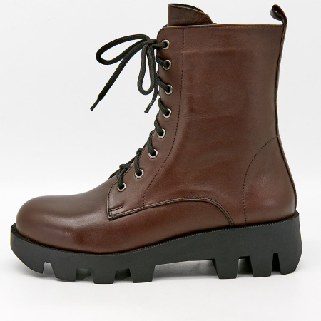 Ботинки  Dakkem  коричневый  кожа Z-100388 фото в интернет-магазине | Omadey.ru