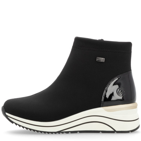 Ботинки  Remonte  черный  кожа искусств./текстиль. Z-400827 фото в интернет-магазине | Omadey.ru