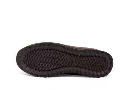 Полуботинки  Rovigo  бордовый  кожа Z-8221 фото в интернет-магазине | Omadey.ru