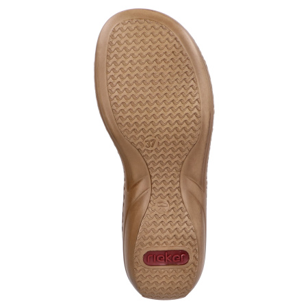 Шлепанцы  Rieker  розовый  кожа искусств. F-400221 фото в интернет-магазине | Omadey.ru