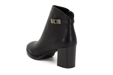 Ботильоны  Betsy  черный  кожа искусств. Z-8257 фото в интернет-магазине | Omadey.ru