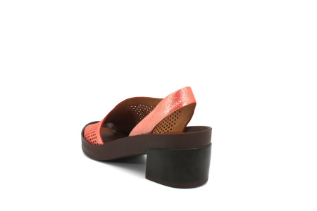 Босоножки  Dakkem  красный  кожа F-7658 фото в интернет-магазине | Omadey.ru