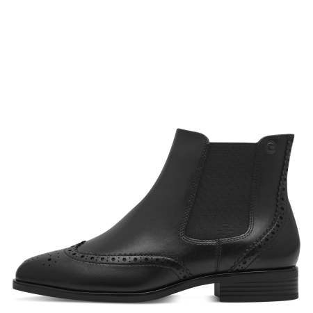 Ботинки  Tamaris  черный  кожа Z-400641 фото в интернет-магазине | Omadey.ru