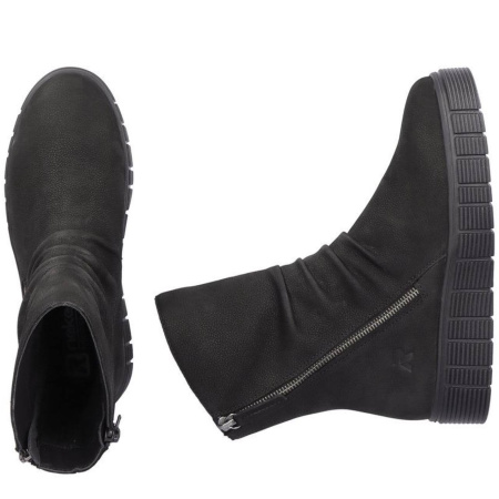 Ботинки  Rieker  черный  кожа Z-300150 фото в интернет-магазине | Omadey.ru