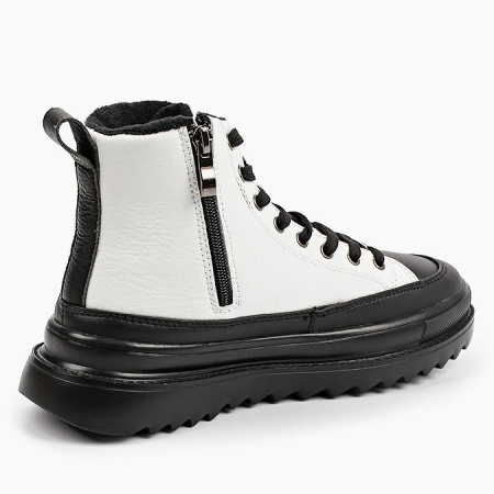 Кроссовки  женские Strobbs  белый  кожа искусств. Z-100898 фото в интернет-магазине | Omadey.ru