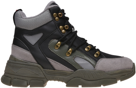 Ботинки  Grunberg  хаки  кожа искусств./оксфорд Z-8968 фото в интернет-магазине | Omadey.ru