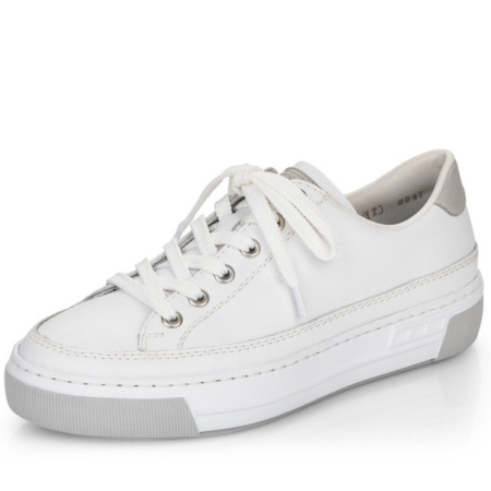 Кеды  Rieker  белый  кожа/кожа искусств. F-400019 фото в интернет-магазине | Omadey.ru