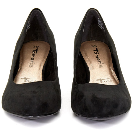 Лодочки  Tamaris  черный  текстиль Z-8295 фото в интернет-магазине | Omadey.ru