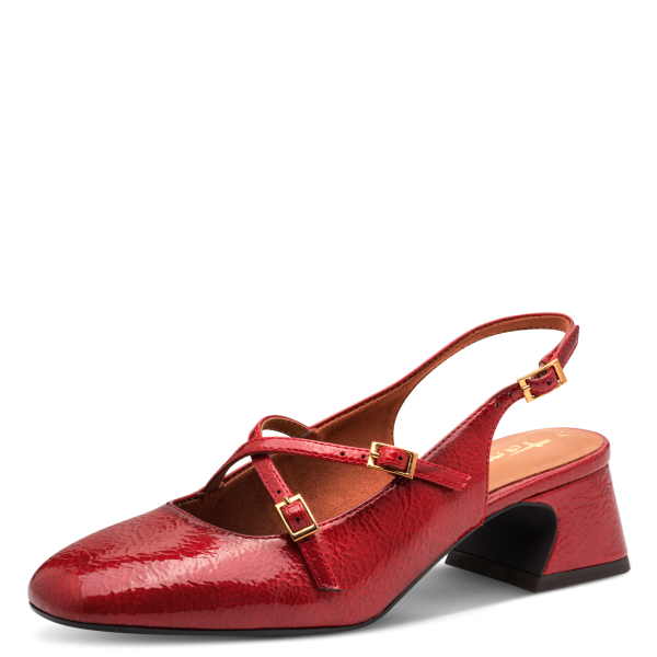 Фото Слингбэки  Tamaris  красный кожа искусств. Z-400949