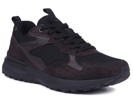 Кроссовки  Strobbs  коричневый кожа/микрофибра/текстиль Z-400771 фото в интернет-магазине | Omadey.ru