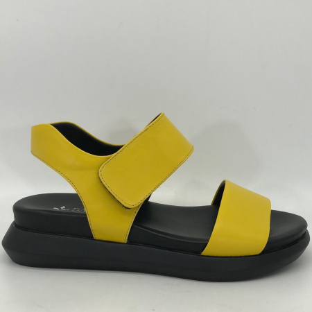 Сандалии  Dakkem  желтый  кожа F-90213 фото в интернет-магазине | Omadey.ru