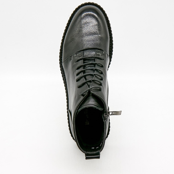 Фото Ботинки  Mirco Osvaldo  черный  кожа Z-100681